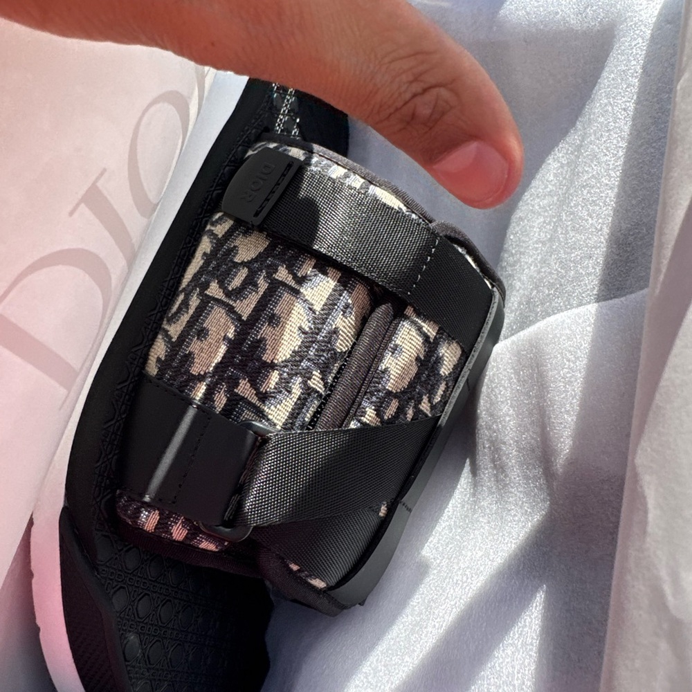 Dior Black and Cream Sandals